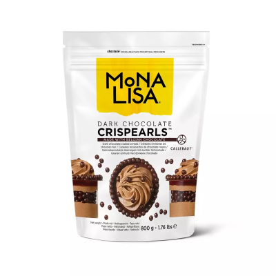 Callebaut Mona Lisa Bisküvi Parçalı Bitter Çikolata Crispearls 800 Gr.