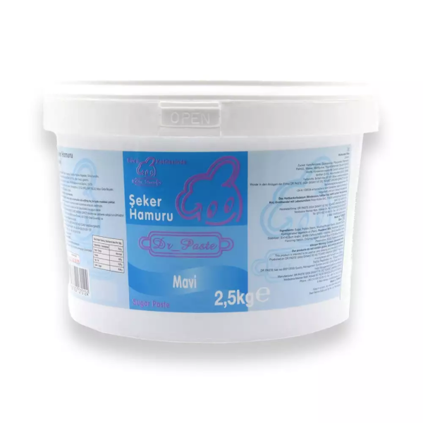 Dr Paste Dekor Hamuru (Şeker Hamuru) 2.5 Kg. Mavi
