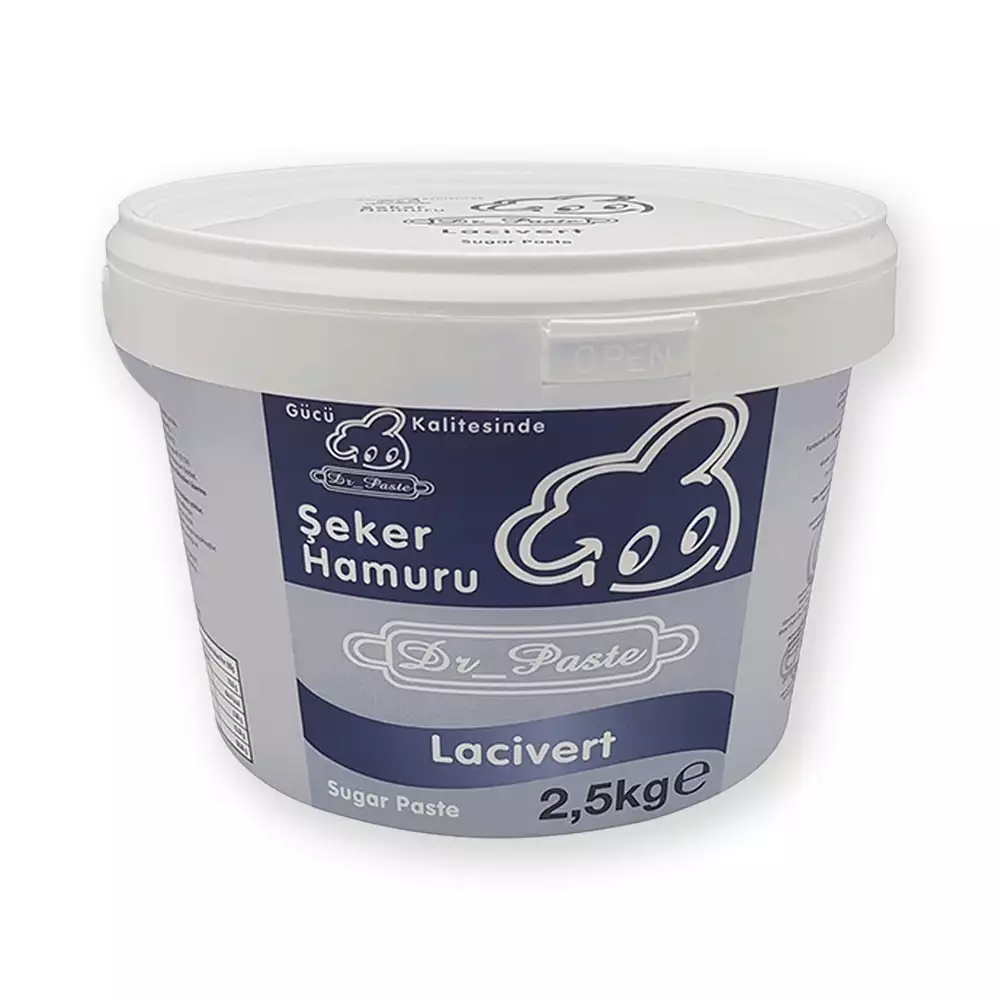 Dr. Paste Dekor Hamuru (Şeker Hamuru) 2.5 Kg. Lacivert