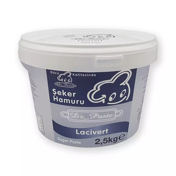Dr. Paste Dekor Hamuru (Şeker Hamuru) 2.5 Kg. Lacivert