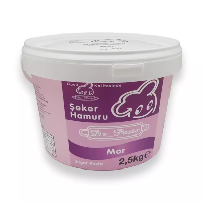 Dr. Paste Dekor Hamuru (Şeker Hamuru) 2.5 Kg. Mor