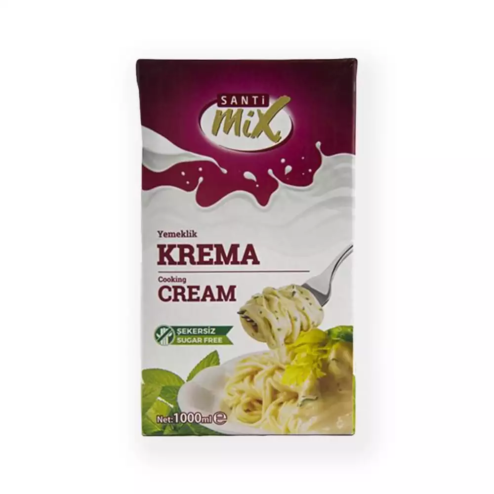Şantimiks Şekersiz Sıvı Krema 1Kg .  ( 12 Adet )