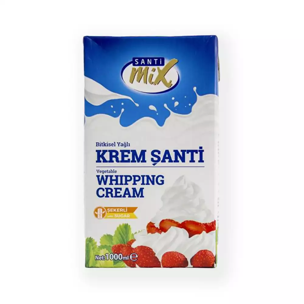 Şantimix Şekerli Sıvı Krema 1 Kg.  ( 12 Adet )