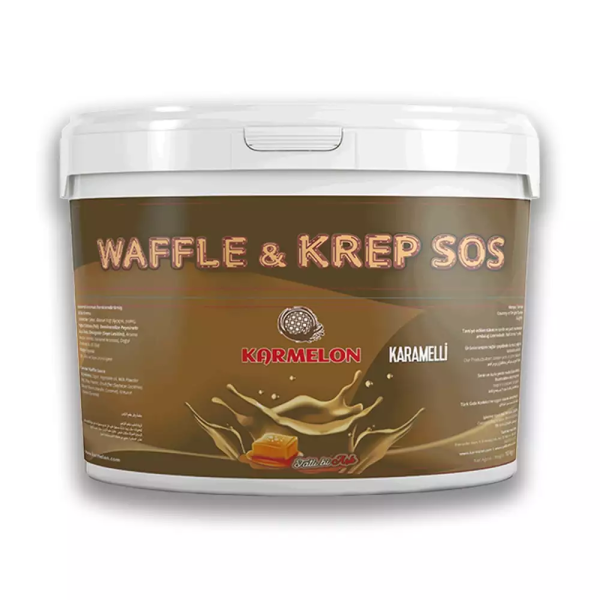 Karmelon Waffle Sos (Karamel) 10 Kg. Plastik Kova