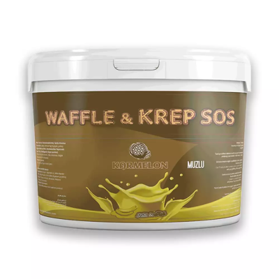Karmelon Waffle Sos (Muzlu) 10 Kg. Plastik Kova