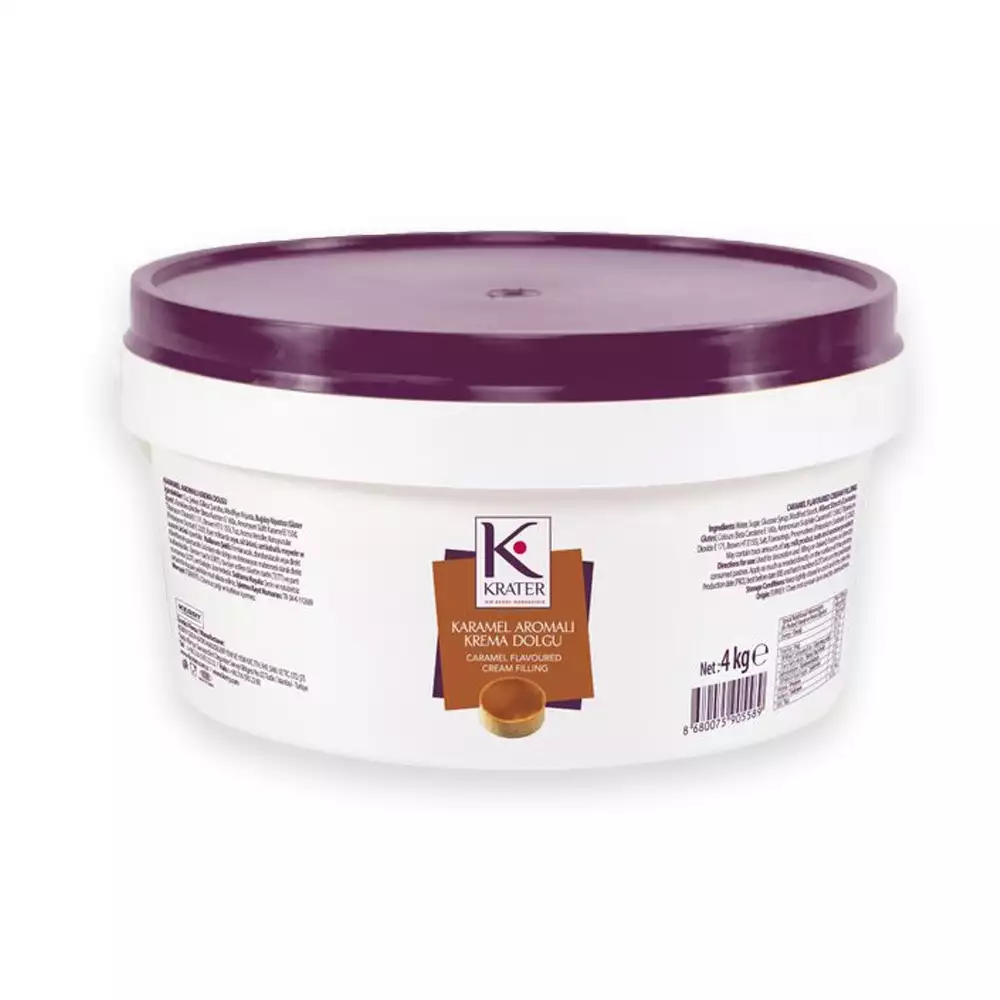 Krater Karamel Krema Dolgu 4 Kg.