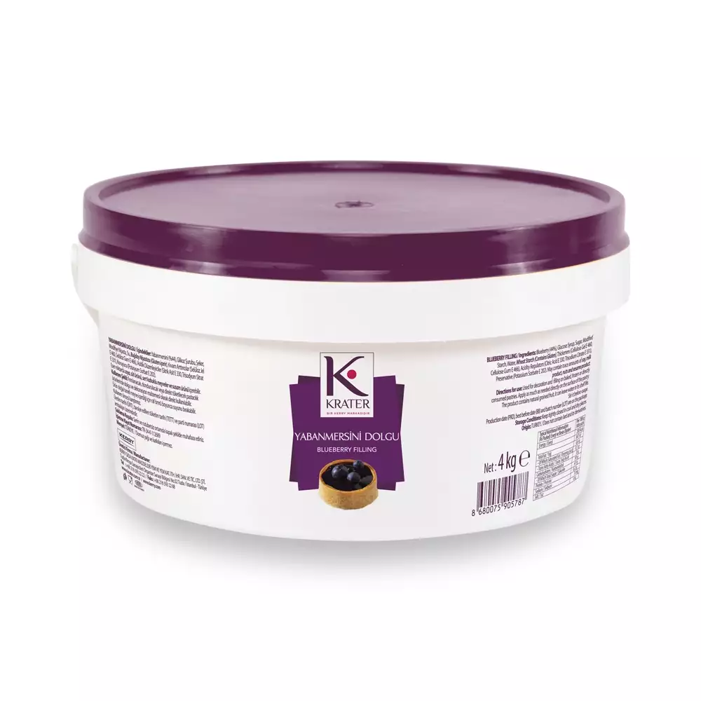 Krater Yaban Mersinli Dolgu 4 Kg.