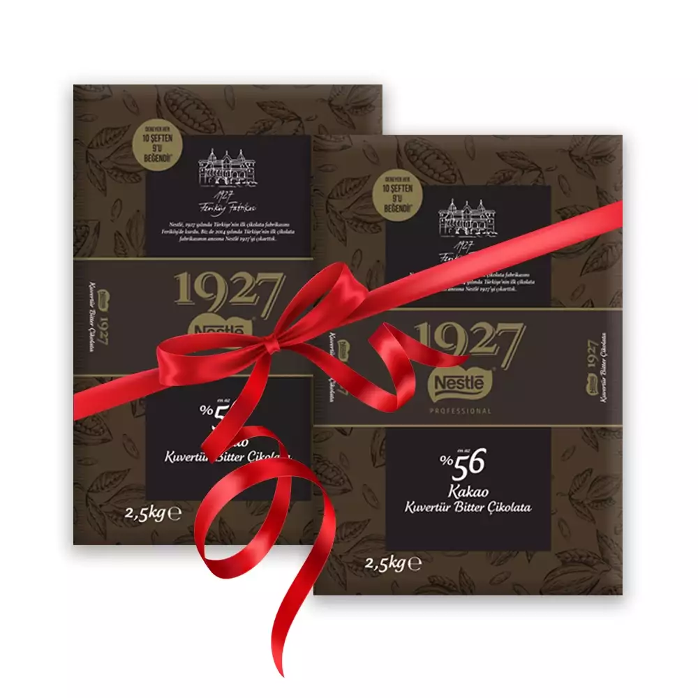 Nestle Professional %56 Kakao Bitter Kuvertür 2'li