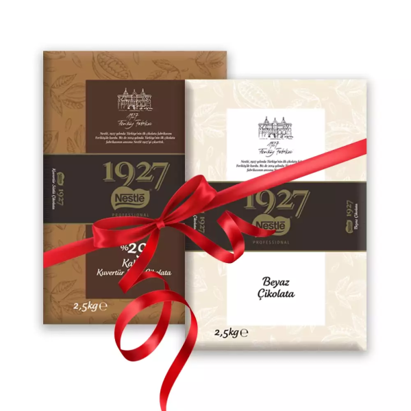 Nestle Professional Sütlü ve Beyaz(Fildişi) Kuvertür 2.5 Kg.