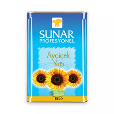Sunar Ayçiçek Yağı 18 Kg. (Profesyonel)