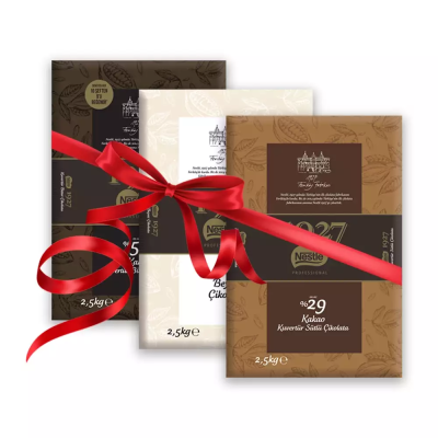 Nestle Bitter %56 - Sütlü ve Beyaz Kuvertür 3'lü