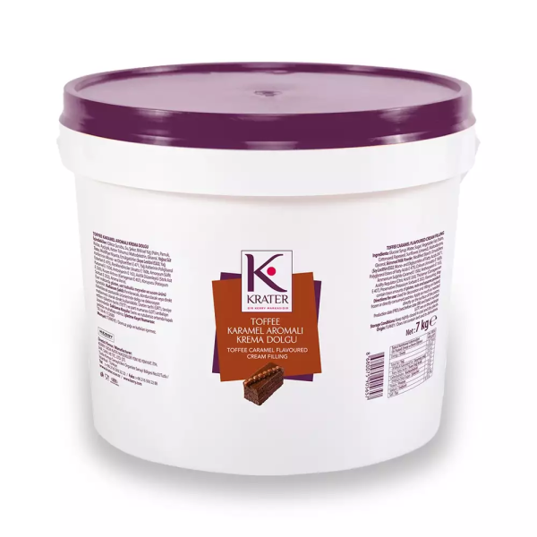 Krater Toffy Karamel Krema Dolgu 7 Kg.