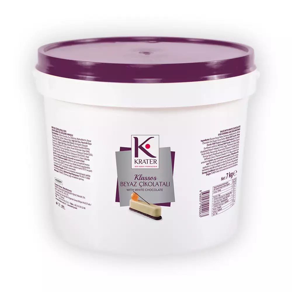 Krater Klassos Beyaz Çikolatalı Spesiyal Sos 7 Kg.