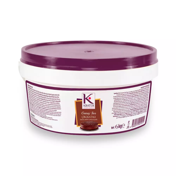 Krater Ganaj Sos Bitter Çikolatalı 6 Kg.