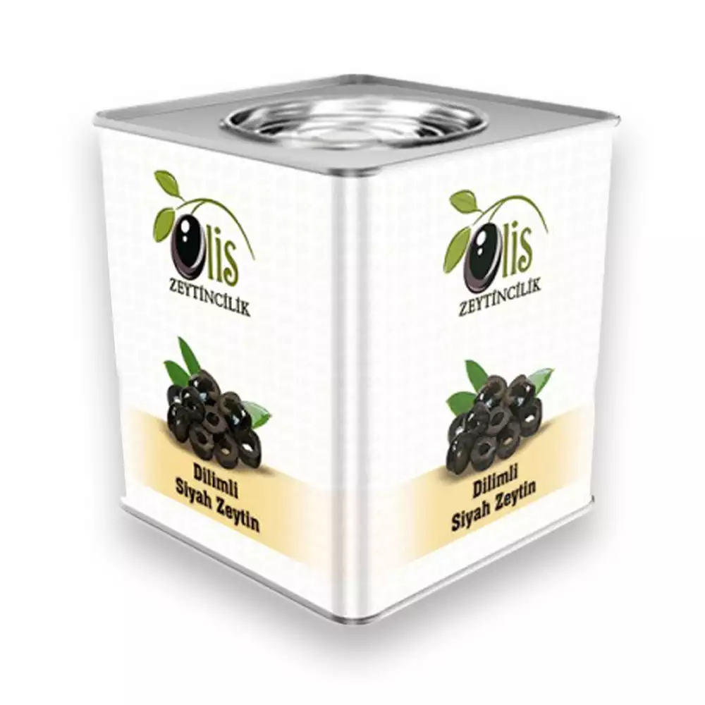 Olis Dilimli Siyah Zeytin ( Net 8 Kg. ) Teneke