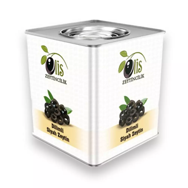 Olis Dilimli Siyah Zeytin ( Net 8 Kg. ) Teneke
