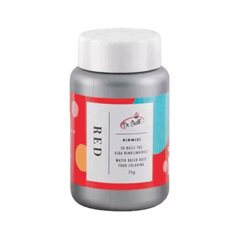 Dr Gusto Kırmızı Toz Boya 75 Gr.