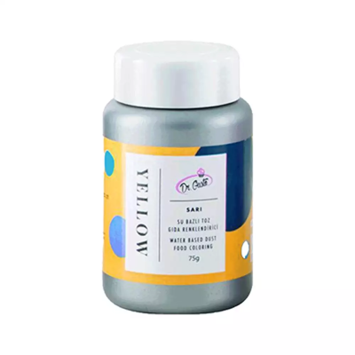 Dr Gusto Toz Boya Sarı 75 Gr.