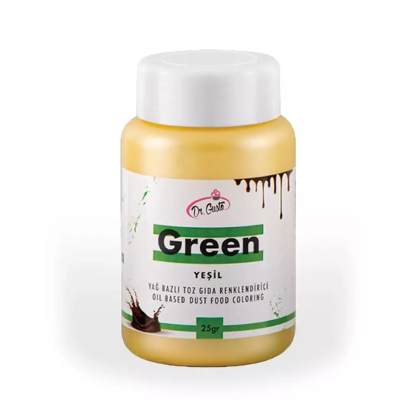 Dr Gusto Yağ Bazlı Toz Boya Yeşil 25 gr.