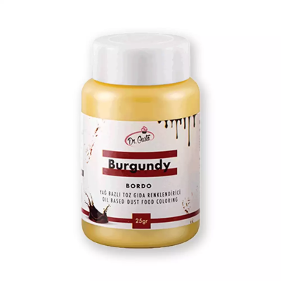 Dr Gusto Yağ Bazlı Toz Boya Lake Bordo 25 gr.
