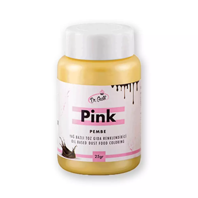 Dr Gusto Yağ Bazlı Toz Boya Pembe 25 gr.