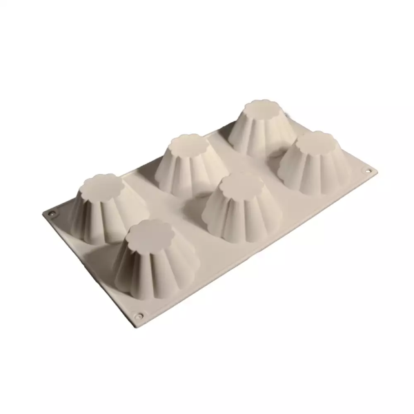 Cesil 6'lı Silikon Brioche Kalıbı