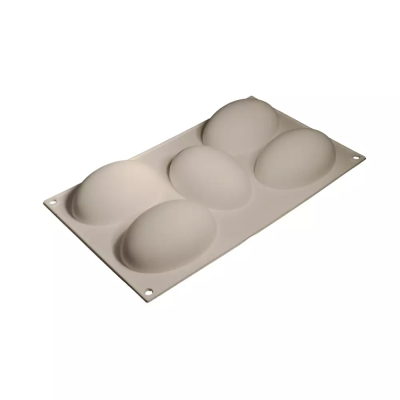 Cesil 5'li Yumurta Şekil Silikon Kek Kalıbı