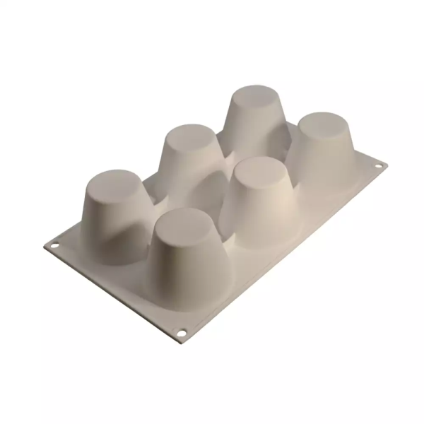 Cesil 6'lı Büyük Boy Silikon Muffin Kalıbı