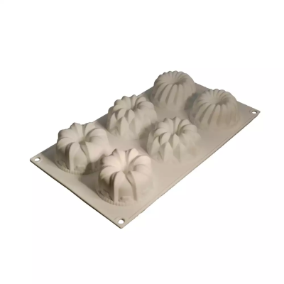 Cesil 6'lı 3 Farklı Model Silikon Kek Kalıbı