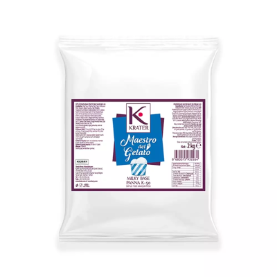 Krater Milky Base Panna 1 Kg. ( Sütlü Dondurma İçin Süt Bazlı Toz Karışımı )