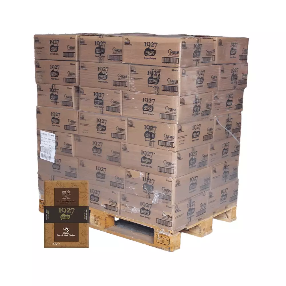 Nestle Sütlü Kuvertür 2.5 Kg. (1 Koli 8 Adet - 1 Palet 40 Koli )