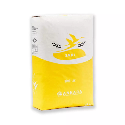 Ankara Sarı Simitlik Un 25Kg. ( 1 Palet - 60 Adet )