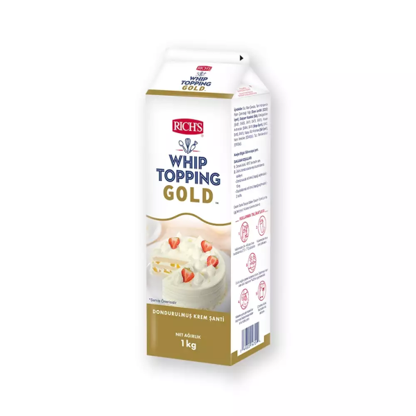 Rich's Şanti Gold Whip 1Kg. (1 Koli 12 Adet - 1 Palet 90 Koli)