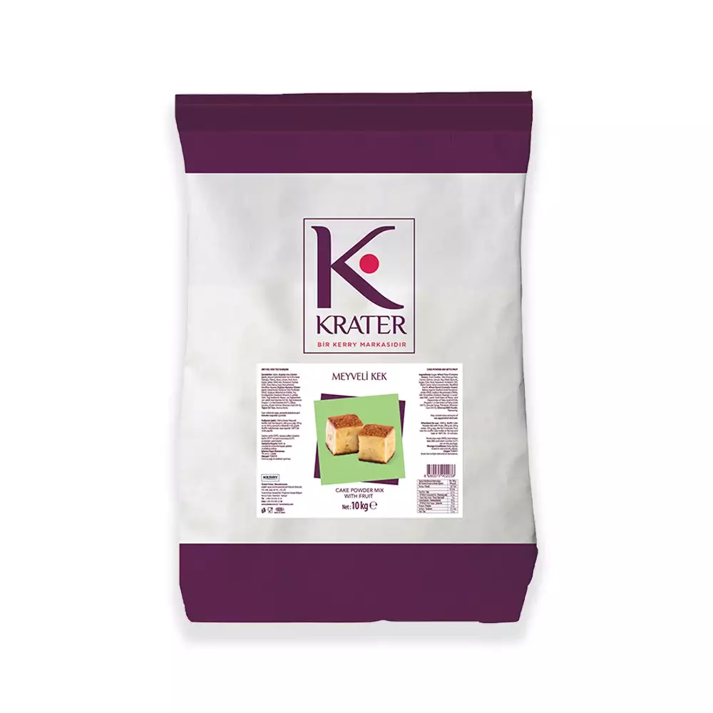 Krater Meyveli Kek Karışımı 10 Kg.