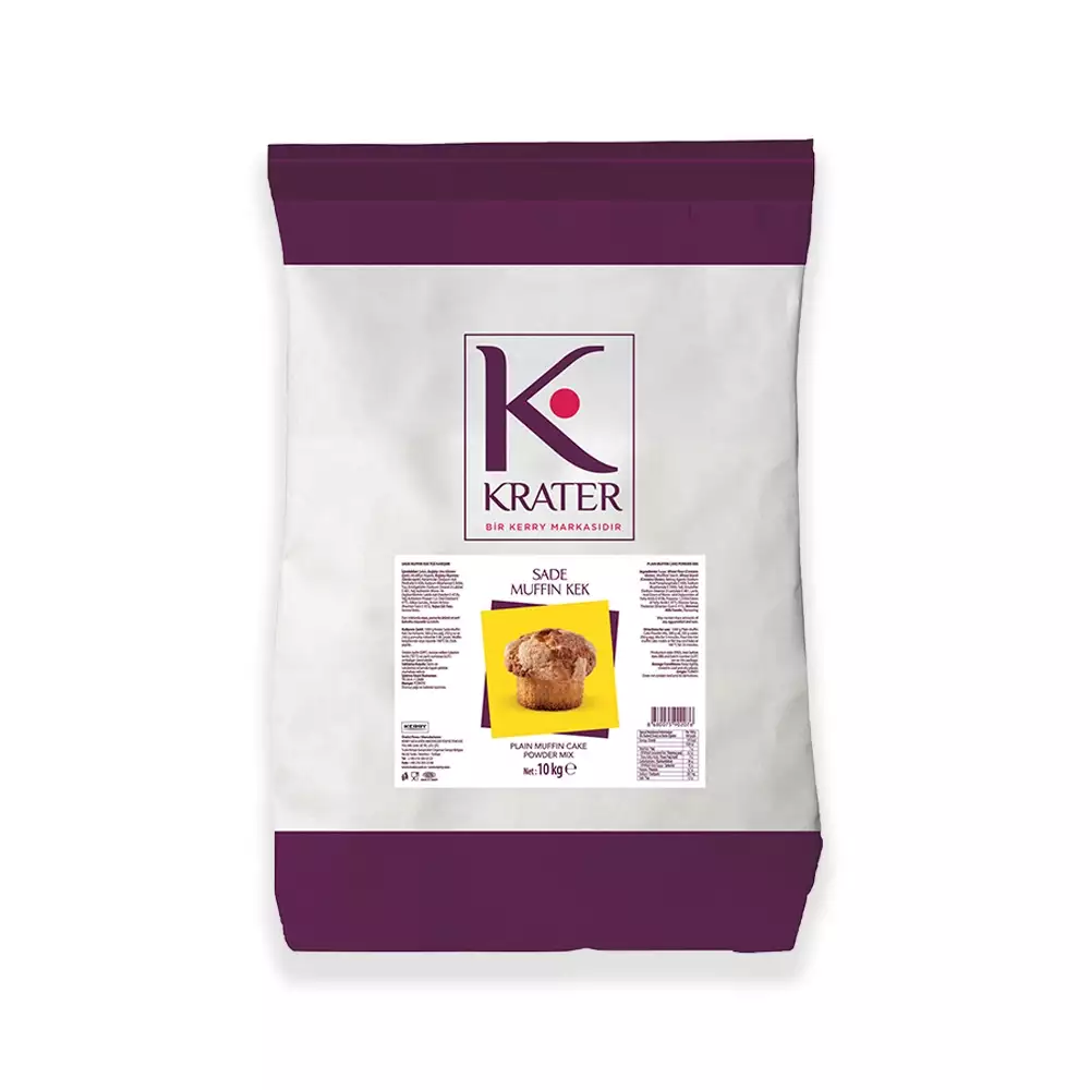 Krater Sade Muffin Kek 10Kg. ( 1 Palet 50 Paket )