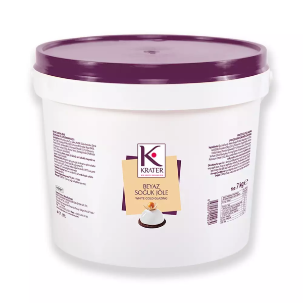Krater Beyaz Jöle 7Kg. ( 1 Koli 4 Adet - 1 Palet 24 Koli )