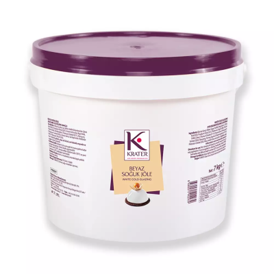 Krater Beyaz Jöle 7Kg. ( 1 Koli 4 Adet - 1 Palet 24 Koli )