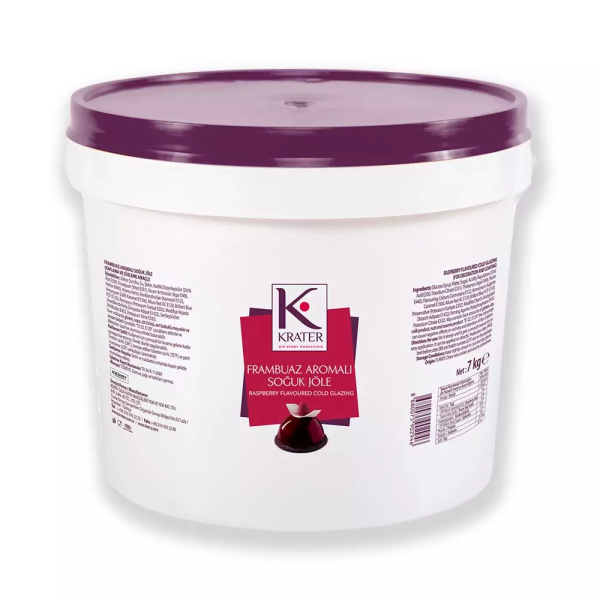 Krater Frambuaz Jöle 7Kg. ( 1 Koli 4 Adet - 1 Palet 24 Koli )