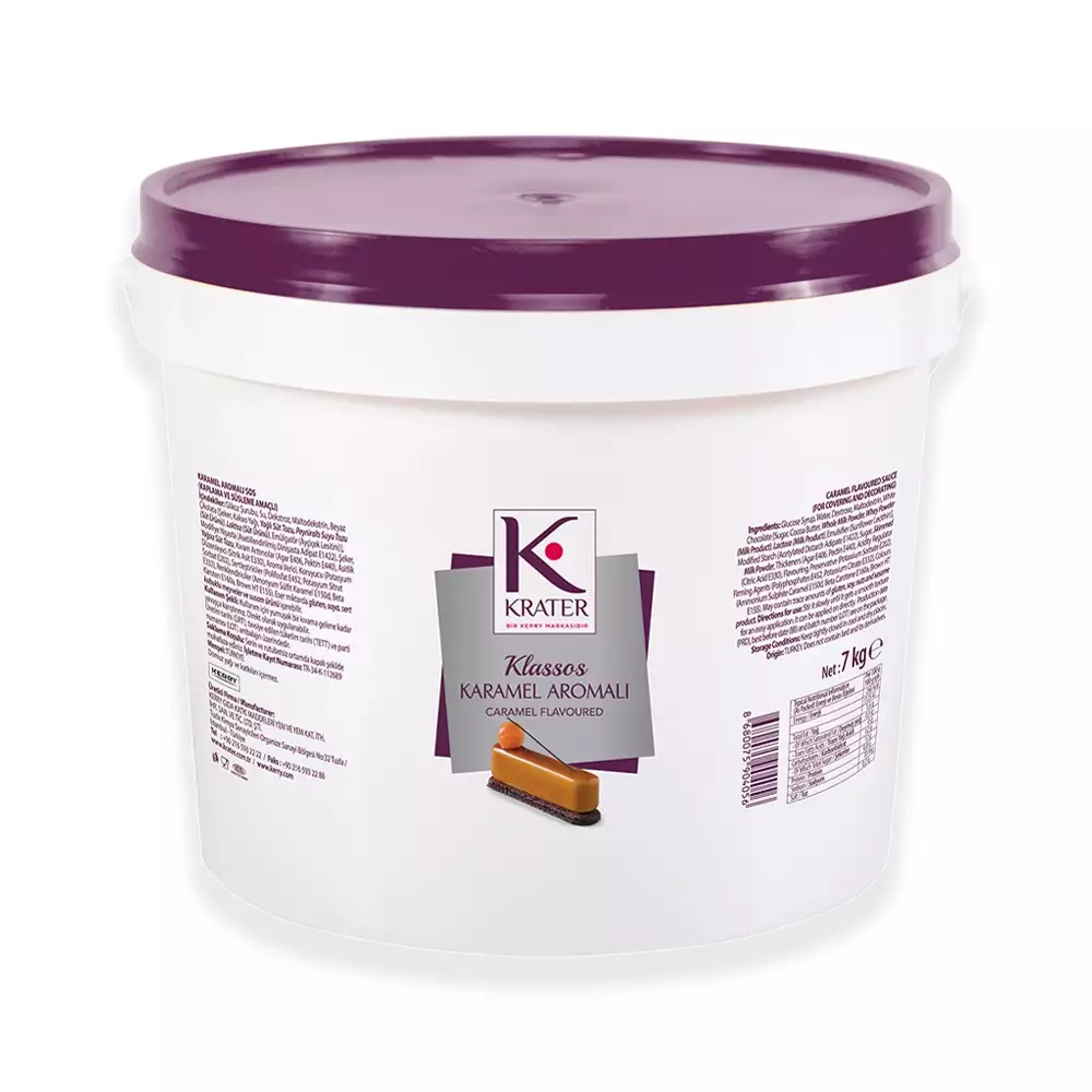 Krater Klassos Karamel 7Kg. ( 1 Koli 4 Adet - 1 Palet 24 Koli )