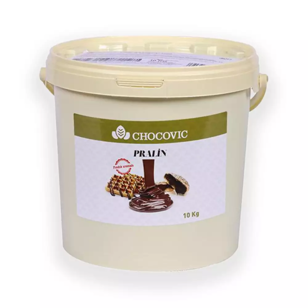 Chocovic Fındık Pralin 10 Kg. FNN-S93 ( 1 Palet 50 Kova )