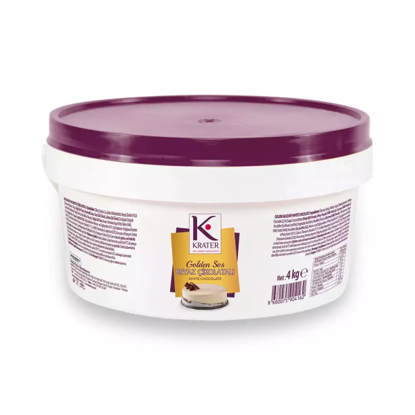 Krater Golden Beyaz Çikolatalı Sos 4 Kg.