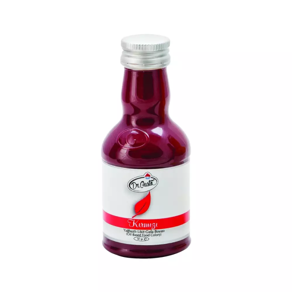 Dr Gusto Yağ Bazlı Likit Boya Kırmızı 50 gr.