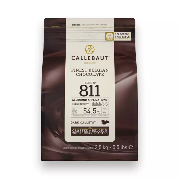Callebaut 811 2.5 Kg. Kuvertür Çikolata