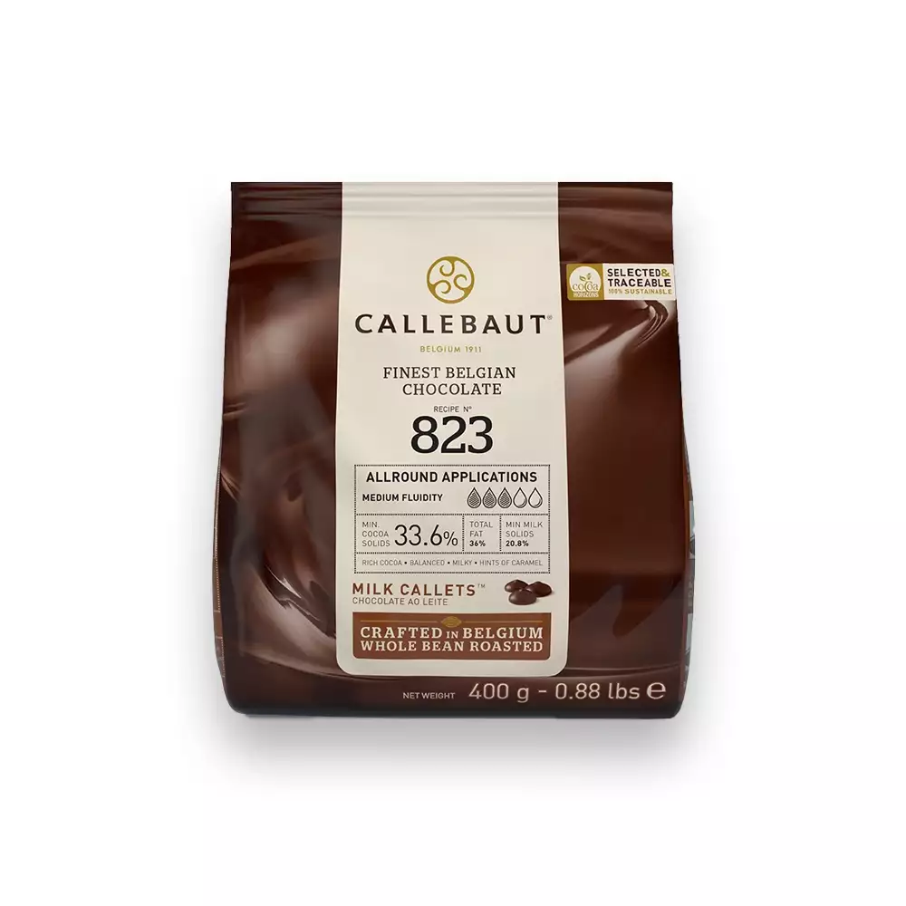 Callebaut 400 Gr. 823 Kuvertür Sütlü Çikolata