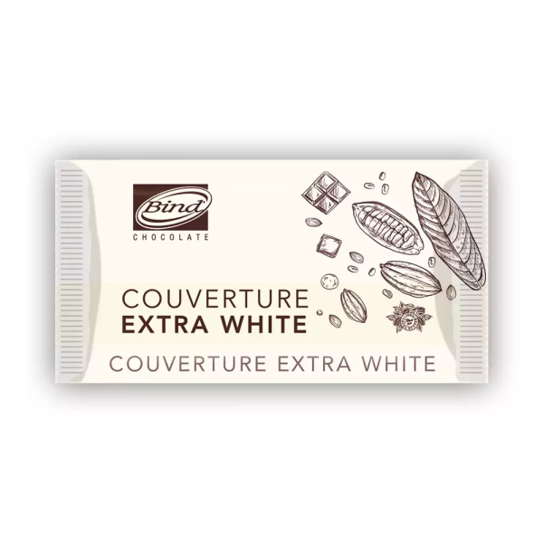 Bind Extra Beyaz Kuvertür Çikolata 2,5 Kg.