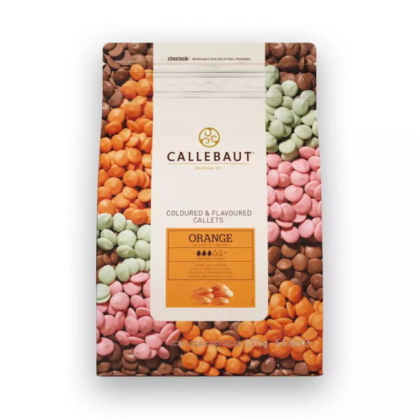 Callebaut Orange (Portakal) 2.5 Kg. Kuvertür Çikolata