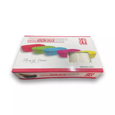 Bens Kapsül Ekler Küçük Beyaz 54*24*18 1000'li