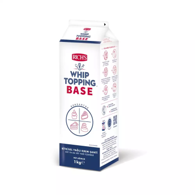 Rich's Whip Topping Base 1 Kg. (1 Koli 12 Adet - 1 Palet 60 Koli)