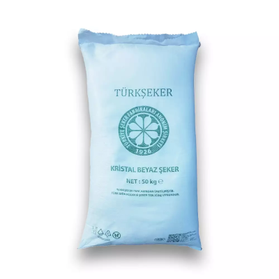 Türkiye Şeker Fabrikaları Toz Şeker Çuval 50kg. 1 Palet - 25 Çuval