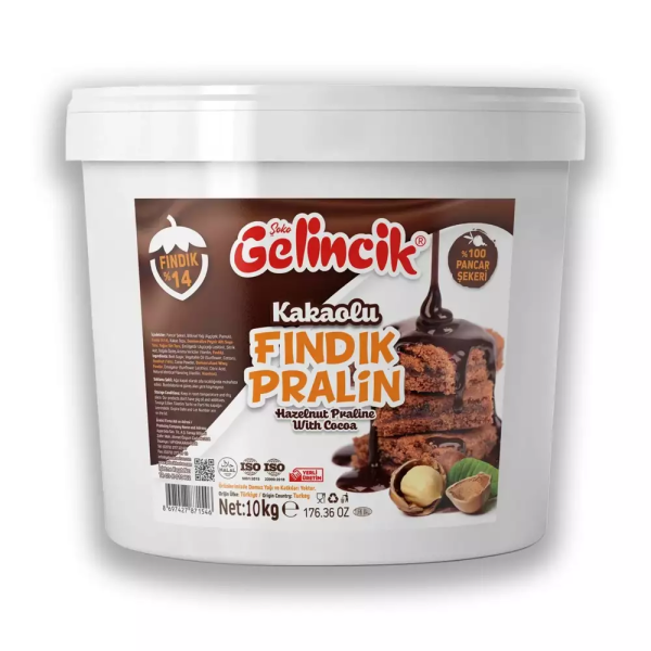 Gelincik %14 Fındıklı Pralin 10 Kg.